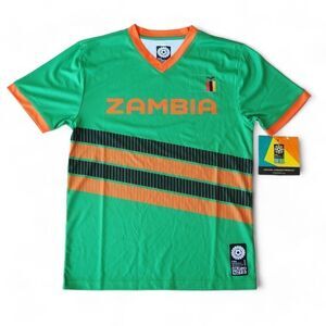 Outerstuff FIFA Women's World Cup Zambia Jersey Green Unisex Youth M 10/12‎
